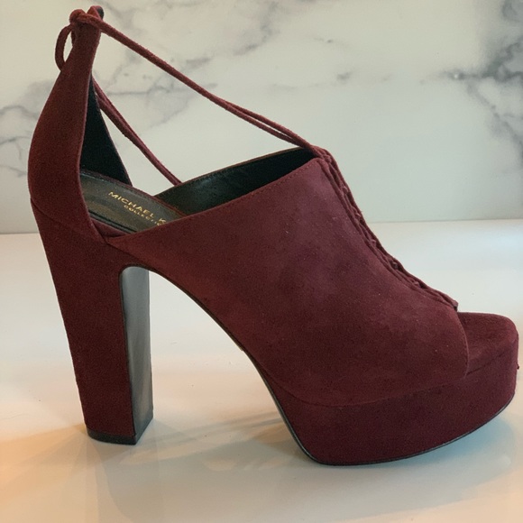 Michael Kors Collection Suede Platform shoes - Picture 7 of 8
